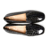 Van Dal Rochester II Black Patent Croc / Black Leather Wedge Shoes D - elevate your sole