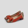 Ruby Shoo Aurora Russet Low Heel Court Shoes - elevate your sole