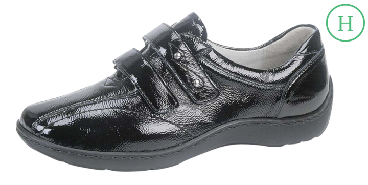 Waldlaufer 496301 Henni Black Patent Leather Shoes - elevate your sole