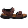 Josef Seibel Rafe 11 Brown Leather Mens Open-toe Walking Sandals - elevate your sole