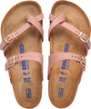 Birkenstock Mayari SFB 1023964 Ladies Old Rose Nubuck Arch Support Slip On Sandals