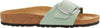 Birkenstock Madrid Big Buckle 1023994 Ladies Matcha Green Nubuck Arch Support Slip On Sandals