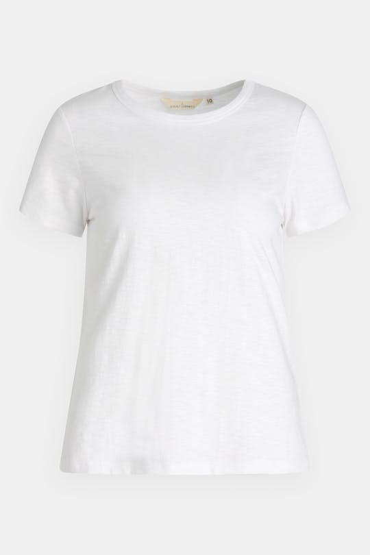 Seasalt Reflection Ladies Cotton T-Shirt in Salt White