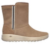 Skechers 15526 On The Go Cadet Dark Taupe Suede Ladies Pull on Boots - elevate your sole