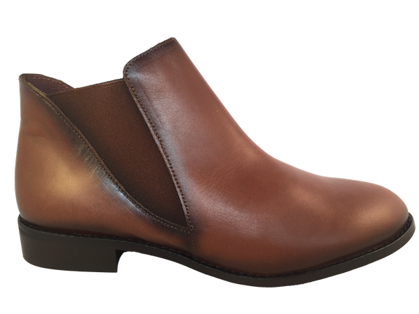 Frank Ladies 1500 Cognac Leather Chelsea Boots - elevate your sole