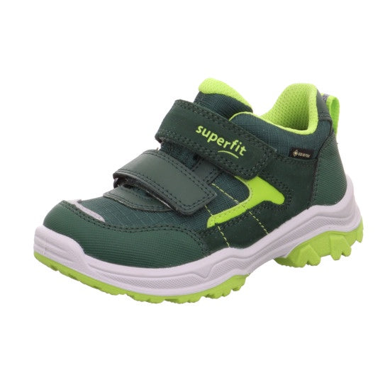 Superfit Jupiter 1-000063-7000 Boys Green Textile Waterproof Touch Fastening Trainers