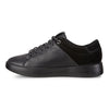 Ecco 271183 Corksphere 1 Black Ladies Leather Lace-Up Trainers - elevate your sole