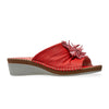 Van Dal Banks Ladies Red Wedge Mule Sandals