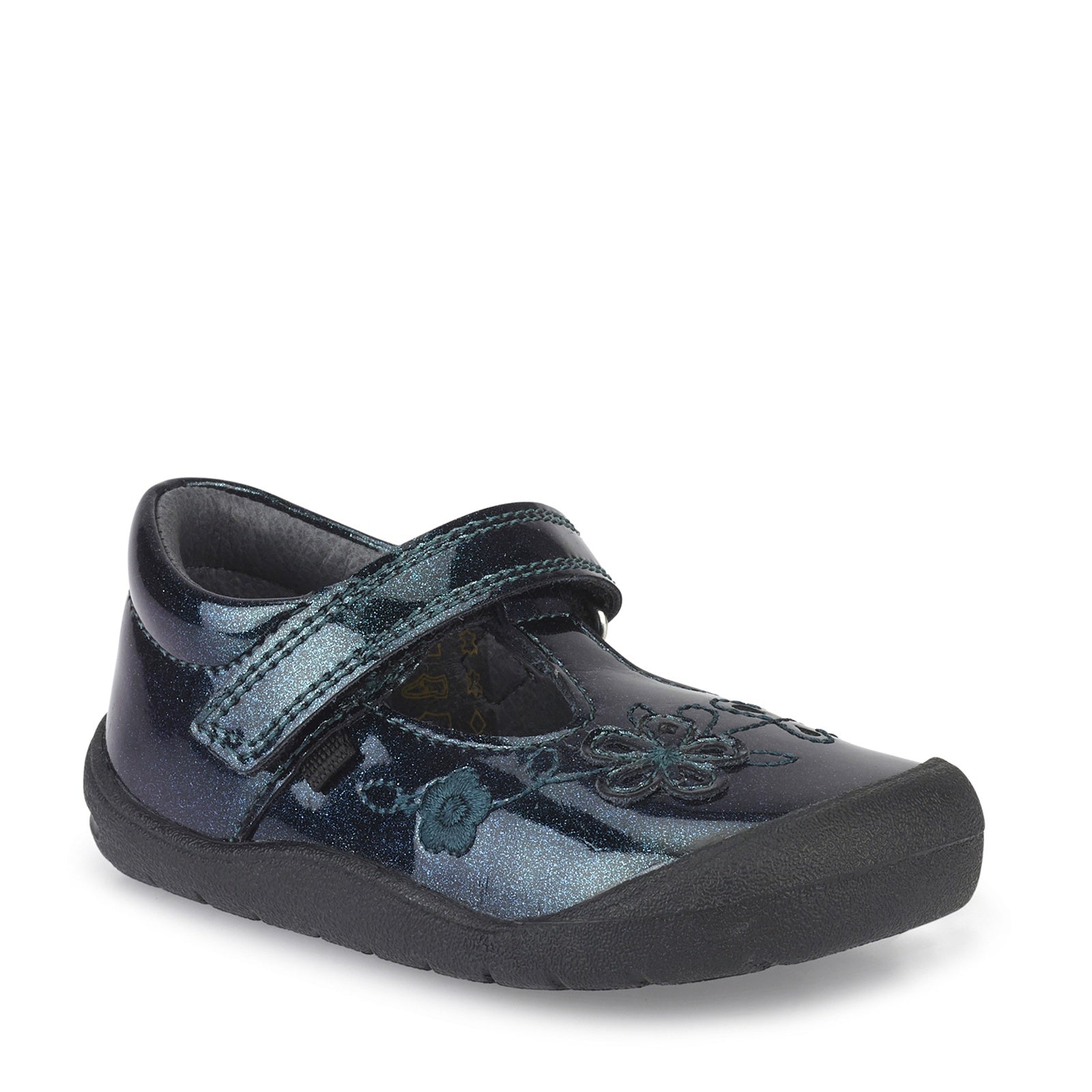 Start-Rite First Mia 0743-3 Girls Black Patent Leather T-Bar First Shoe - elevate your sole