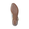Rieker 43753-60 Ladies Beige Perforated Leather Shoes