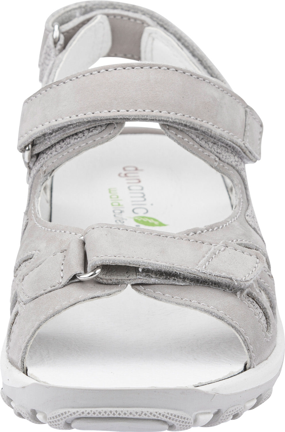 Waldlaufer 448001 229 070 Hanni Ladies Stone Leather Touch Fastening Sandals