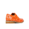 Embassy London Vivienne 7377294 Ladies Orange Croc Lace Up Shoes