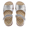Start-Rite Flutter 5182-5 Girls Silver Leather Summer Sandals F fit - elevate your sole
