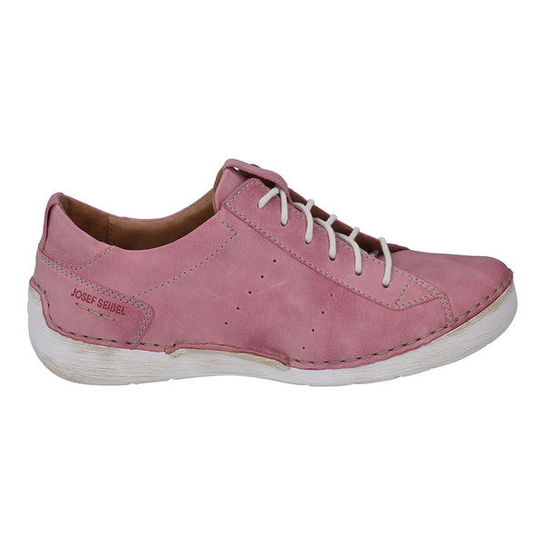Josef Seibel Fergey 56 Ladies Pink Leather Lace Up Shoes