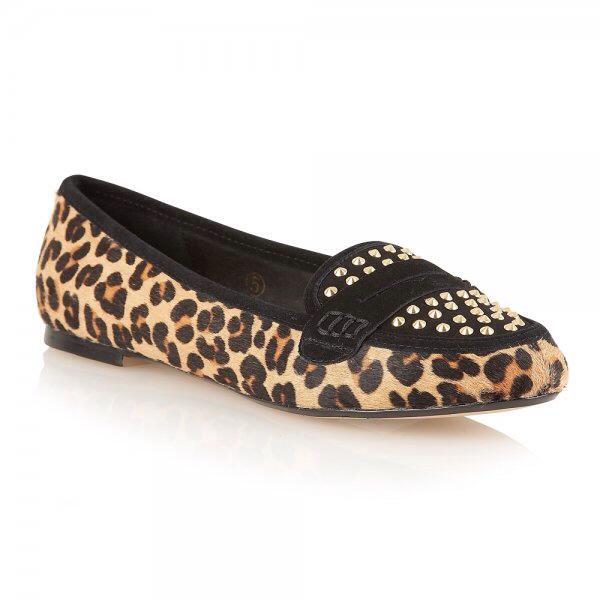Size 3 Only - Ravel Mariah Leather Leopard Loafers - elevate your sole