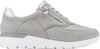 Waldlaufer 626K02 309 070 K-Ramona Ladies Stone And Silver Leather & Textile Zip & Lace Trainers