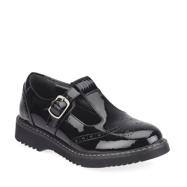 Start-Rite Imagine 3510-3 Girls Black Patent T-Bar Shoe - elevate your sole