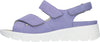 Waldlaufer 658001 191 271 K-Adea Ladies Lavender Nubuck Arch Support Touch Fastening Sandals