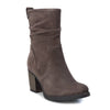 Carmela 67080 Taupe Suede Mid Calf Heeled Boots - elevate your sole