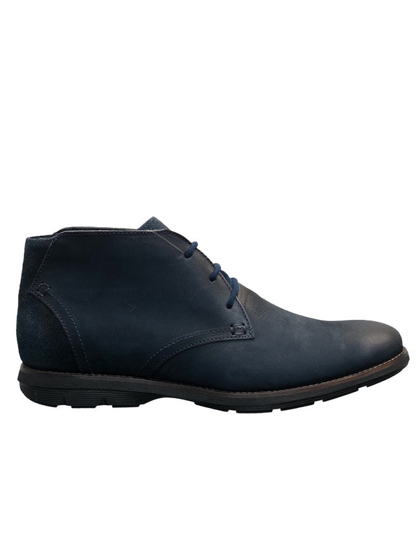 Savelli 1100 Mens Nubuck Navy Lace Up Ankle Boot