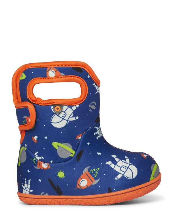 Bogs Baby Space Kids Blue Multi Waterproof Wellington Boots