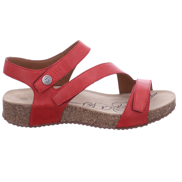 Josef Seibel Tonga 25 Rot Red Leather Strapy Sandals - elevate your sole