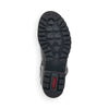 Rieker 78592-00 Ladies Black Leather Side Zip Knee High Boots