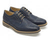 Anatomic Tucano Vintage Navy Leather Brogue Shoes - elevate your sole