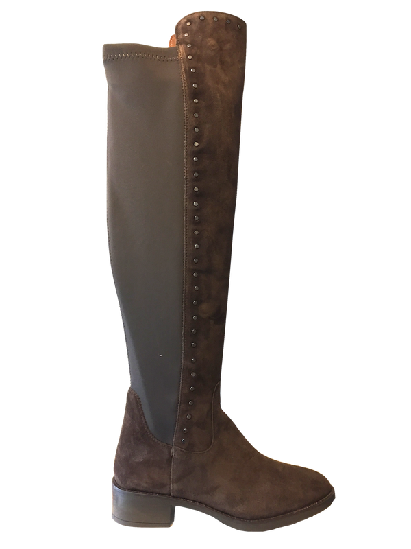 Alpe 30021132 Brown Suede Thigh High Boots - elevate your sole
