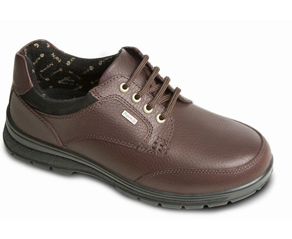 Padders Peak Brown Leather Waterproof Walking Shoes - elevate your sole