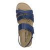 Josef Seibel Lucie 03 Ladies Blue Leather Touch Fastening Sandals