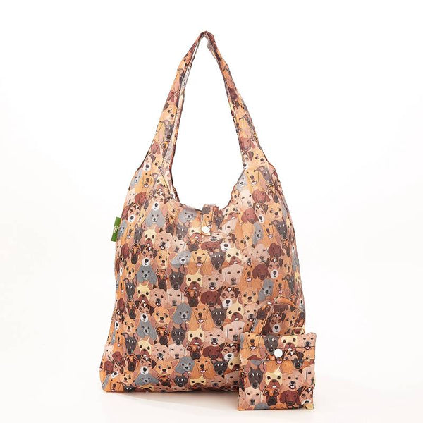 Eco Chic A40 Dogs Beige Recycled Plastic Shopper