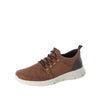 Rieker B7588-24 Mens Brown Synthetic Elasticated Trainers
