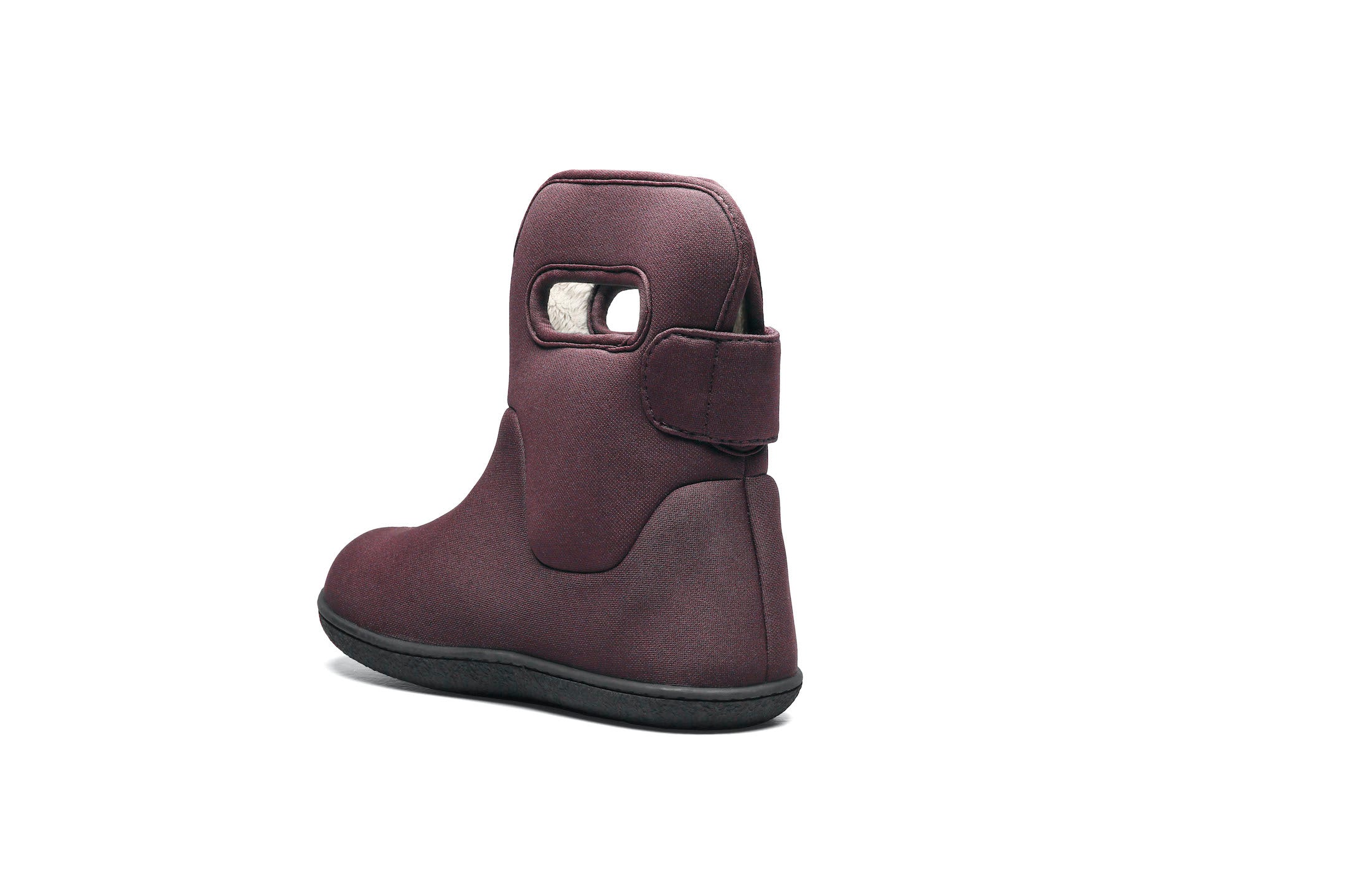 Bogs Youngster Solid Kids Plum Waterproof Wellington Boots