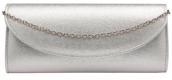 Lotus Claire ULG056 Silver Clutch Bag
