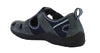 Free Spirit Cleveland Ladies Navy Suede & Textile Touch Fastening Shoes