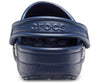 Crocs Classic 10001 Unisex Navy Roomy Fit Clog