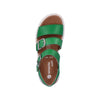 Remonte D0L50-52 Ladies Apple Green Leather Buckle Sandals