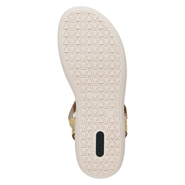 Remonte D7752-68 Ladies Sun Yellow Touch Fastening Sandals