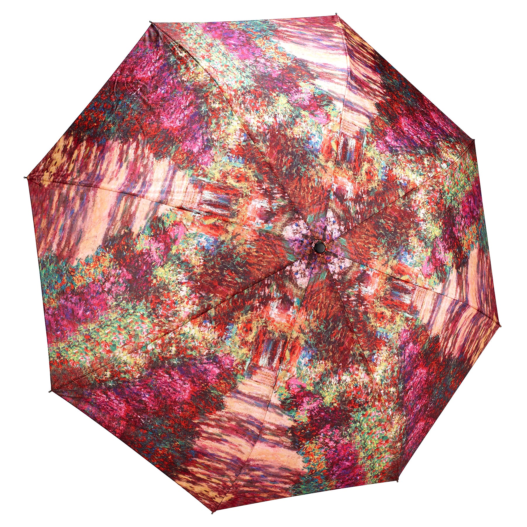 Galleria 30250 Pathway in Monet's Garden Folding Umbrella