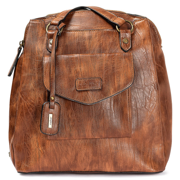 Rieker H1036-22 Ladies Brown Back Strap Handbag