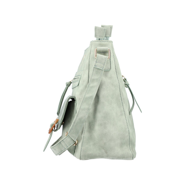 Rieker H1362-52 Ladies Mint Cross Body Shoulder Bag