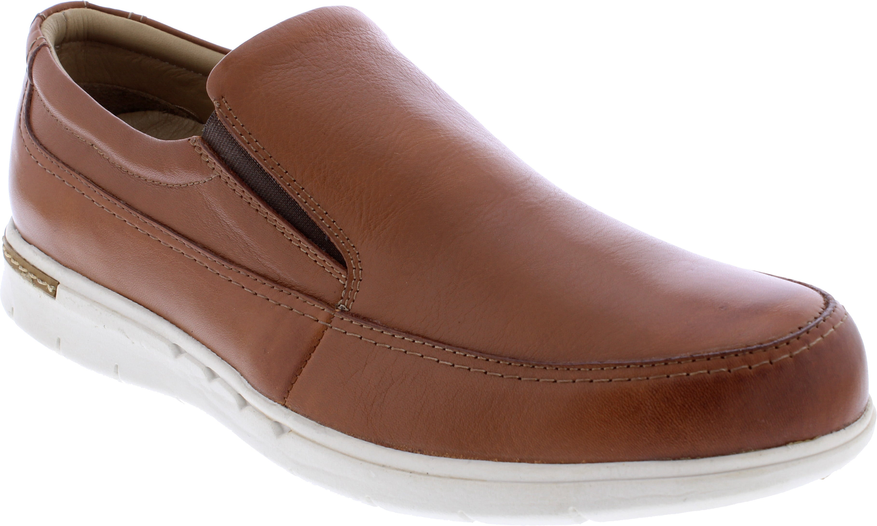 Country Jack 9688 Henry Mens Tan Leather Slip On Shoes