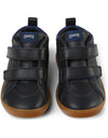 Camper K900236-013 Boys Navy Blue Leather Touch Fastening Ankle Boots