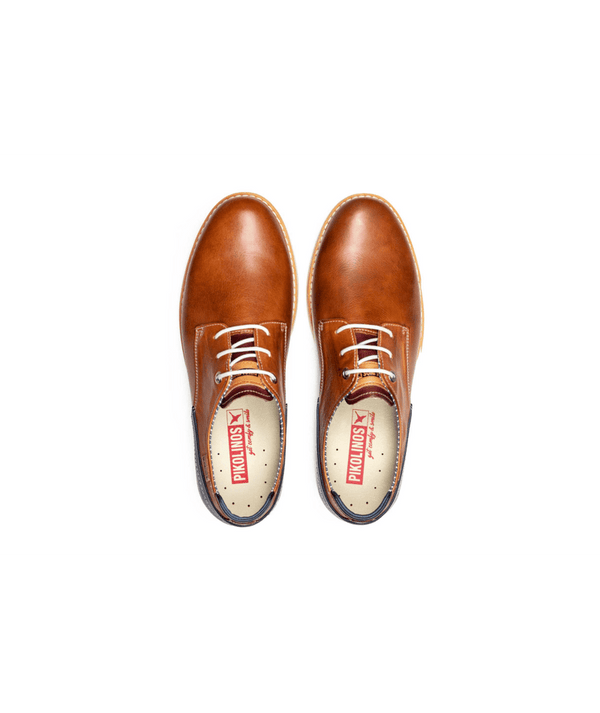 Pikolinos Jucar M4E-4104C1 Mens Brandy Leather Lace Up Shoes