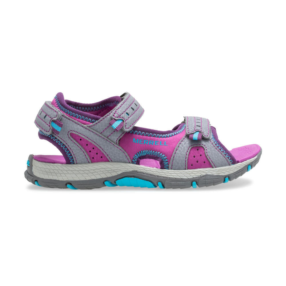 Merrell Panther Sandal 2.0 Girls Grey Touch Fastening Sandals