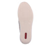 Rieker N1168-63 Ladies Beige Textile Touch Fastening Shoes