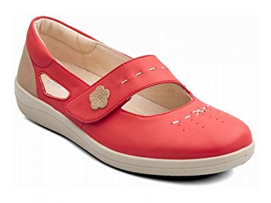 Padders Libra Coral Leather Shoes Wider Fitting - elevate your sole