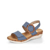 Remonte R6853-14 Ladies Jeans Leather Touch Fastening Sandals
