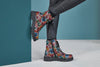 Rieker Y2440-90 Ladies Black Multi Zip & Lace Ankle Boots